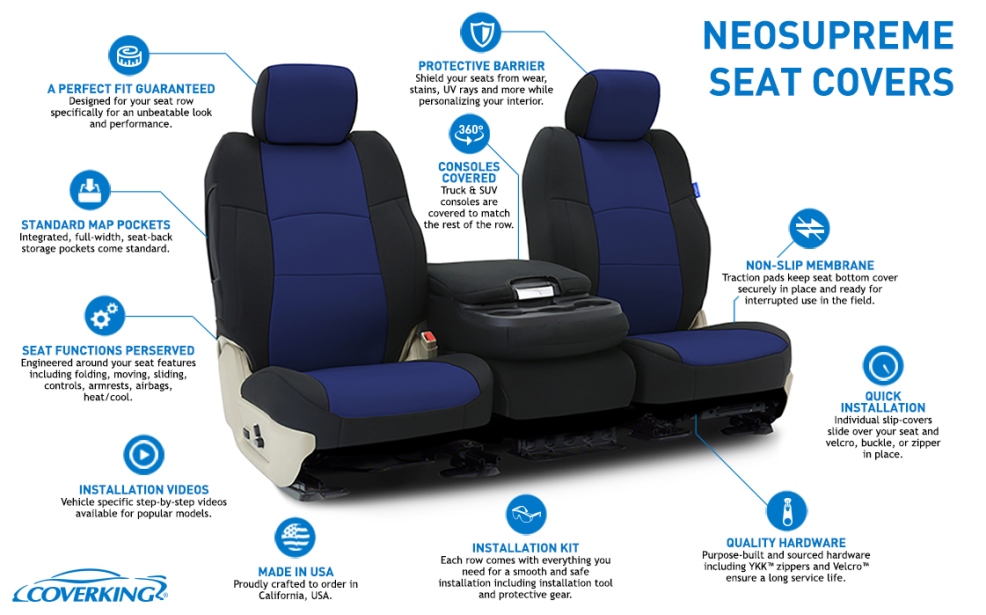 Coverking Neosupreme Car Seat Covers